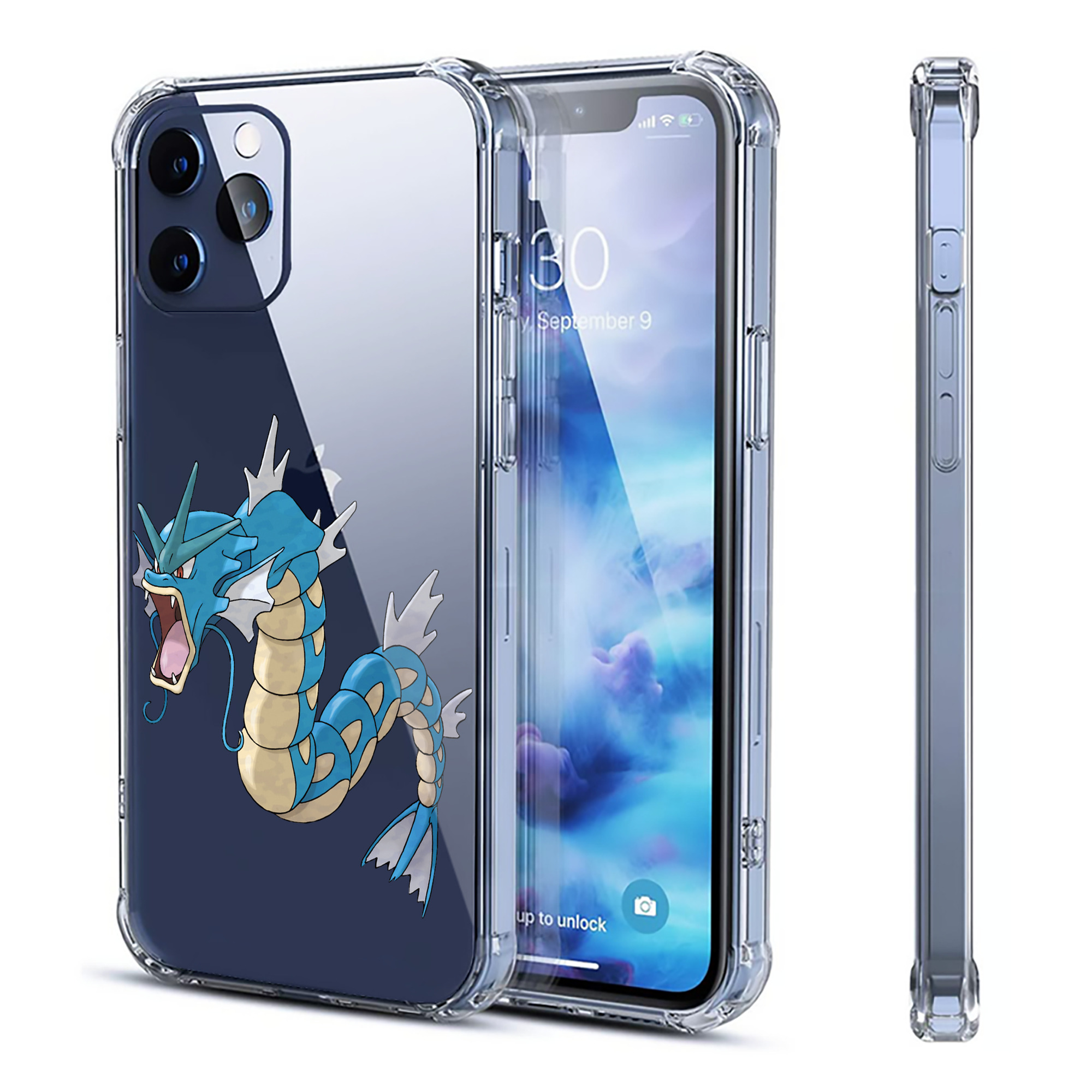 （画像用） ポケットモンスター Pokémon 【iPhone 12シリーズ対応】透明スマホケース（クリアソフトケース）